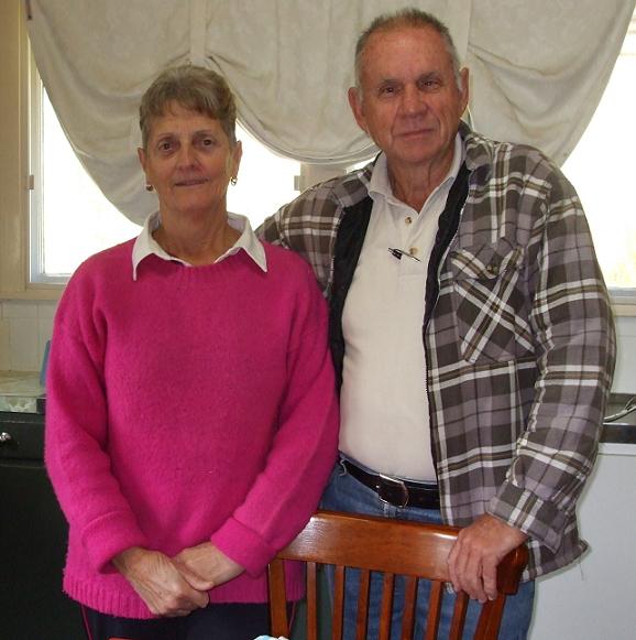 Judy and Peter Kelly (July 2010)