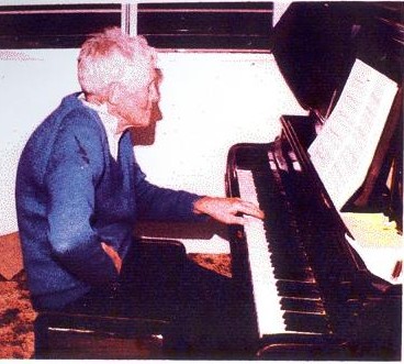 Uncle Tom playing the Piano