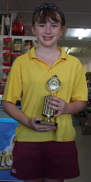 Adrienne Magnussen, junior winner of Most Point in the Pavilion March 2008