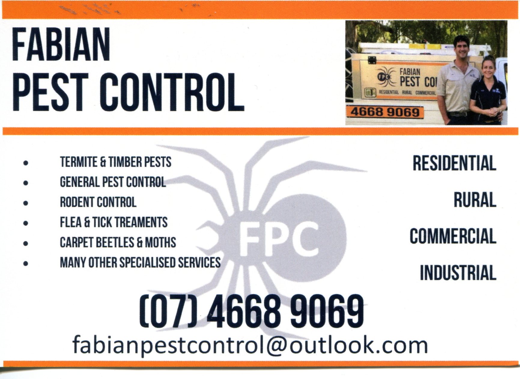 Fabian Pest Control for Jandowae (4/4/2018) 