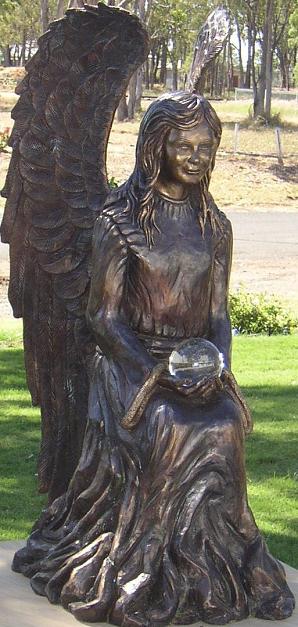 Bronze sculpture of an Angel (2007)