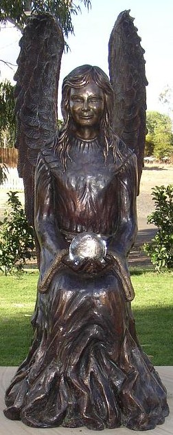 Bronze sculpture of an Angel (2007)