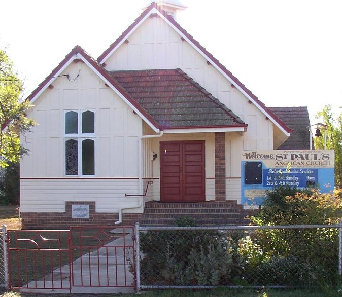  St Paul's Anglican Church, Market Street, Jandowae