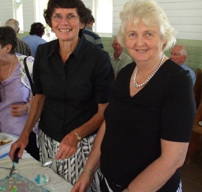  H Gall and C Cosgrove  at the Jandowae Church Centenary 26/4/09