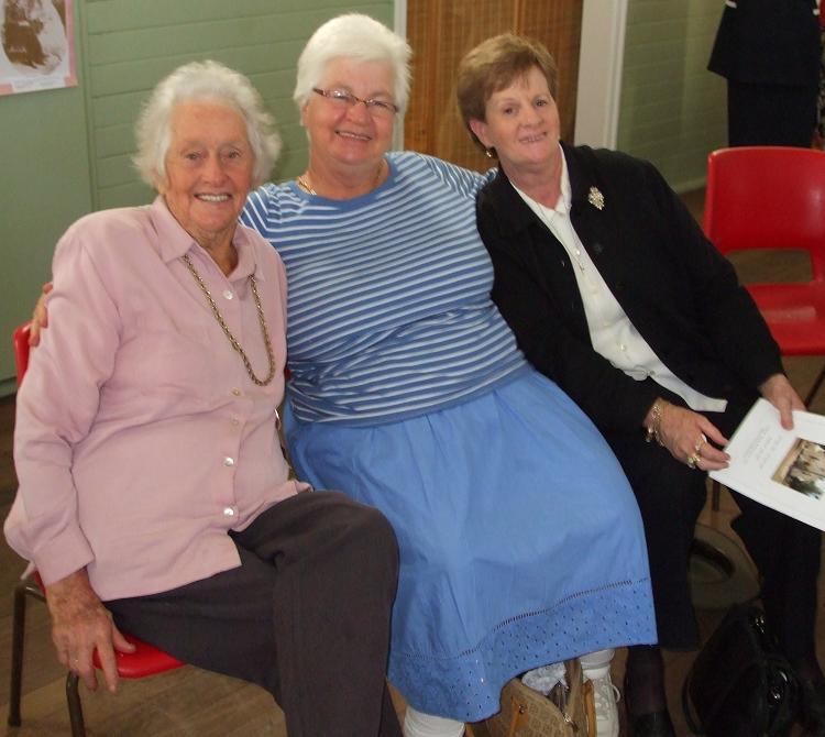  Margaret Atkinson,Nancy White, and Celie Jeitz  at the Jandowae Church Centenary 26/4/09